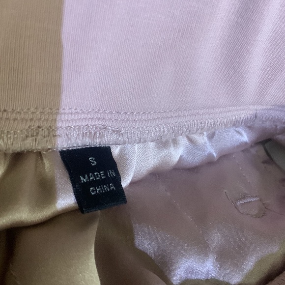 ATM Anthony Thomas Melillo Silk Jogger Pant Pink Size small Pull On Comfortable - Picture 15 of 16